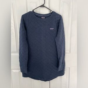 Patagonia long quilted tunic sweatshirt SMALL